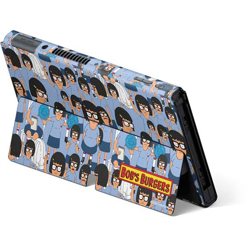 Bobs Burgers Tina Belcher Nintendo Switch OLED (2021) Skin